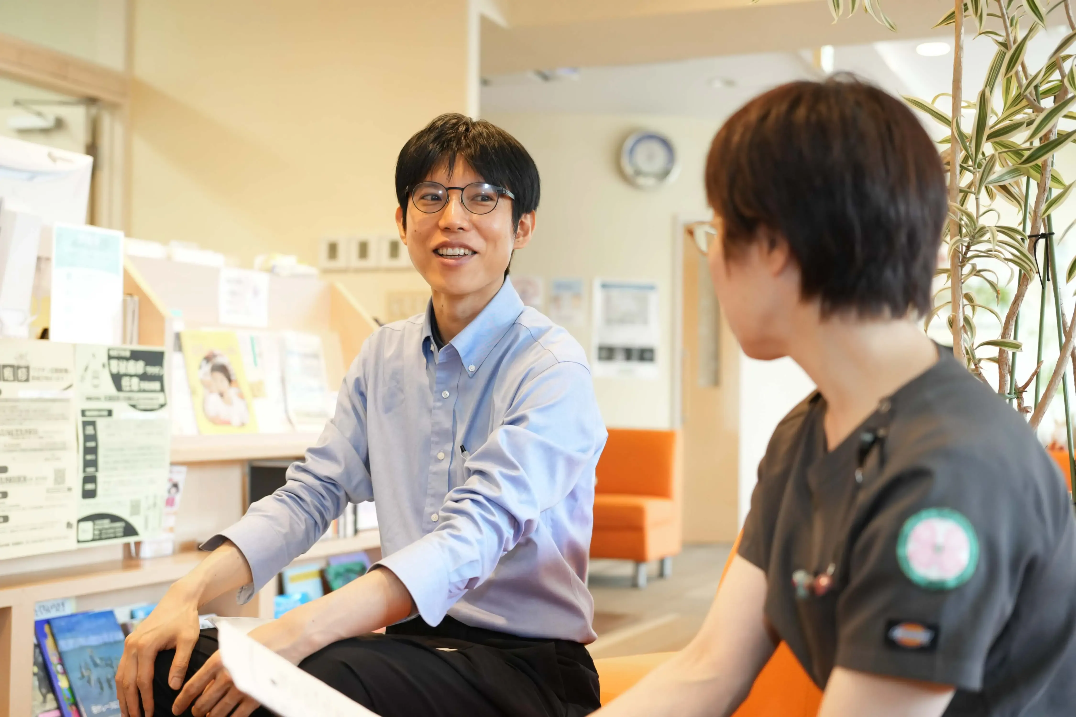 副院長インタビューの様子